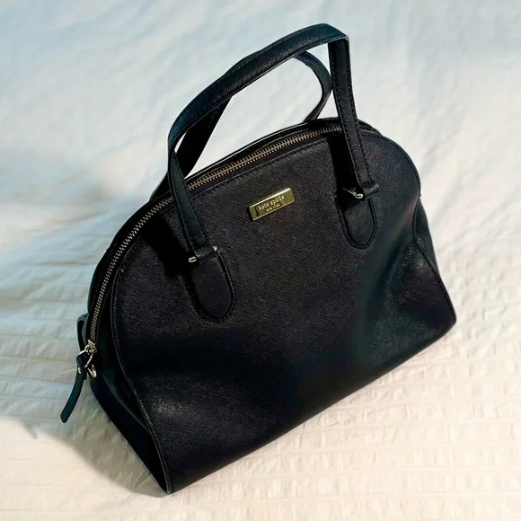 Kate Spade Reiley Laurel Way Black Satchel Purse - Picture 2 of 16